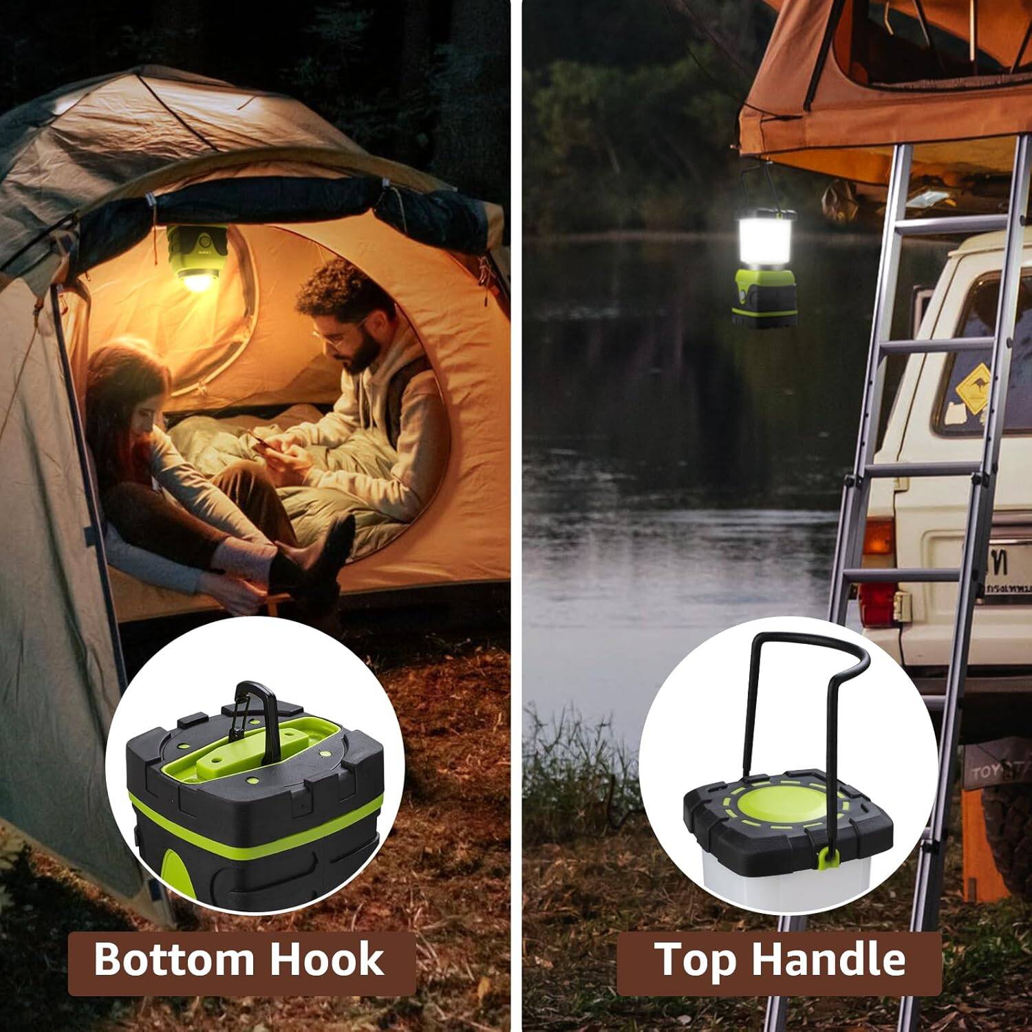 Lepro 1500LM Battery Powered LED Camping Lantern