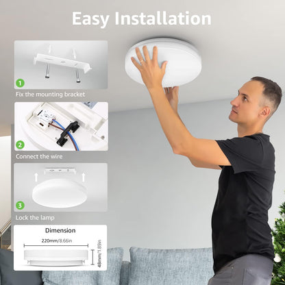 Lepro Flush Mount LED Ceiling Light Fixture