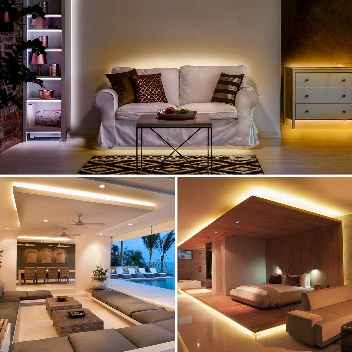 Lepro Tunable White LED Strip Lights (32.8ft, Dimmable)