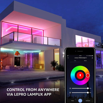 Lepro 32.8ft Music Sync RGB LED Strip Lights
