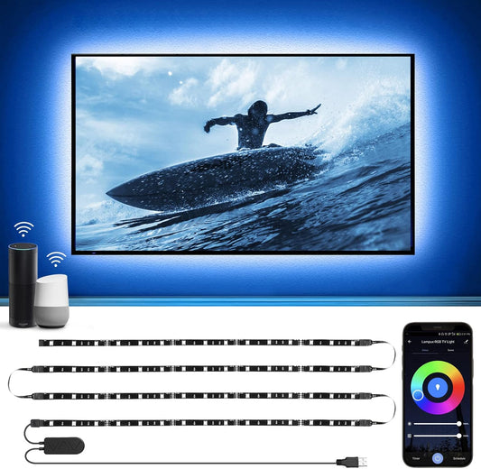 Lepro Smart Wifi RGB TV LED Strip Lights-6.5ft