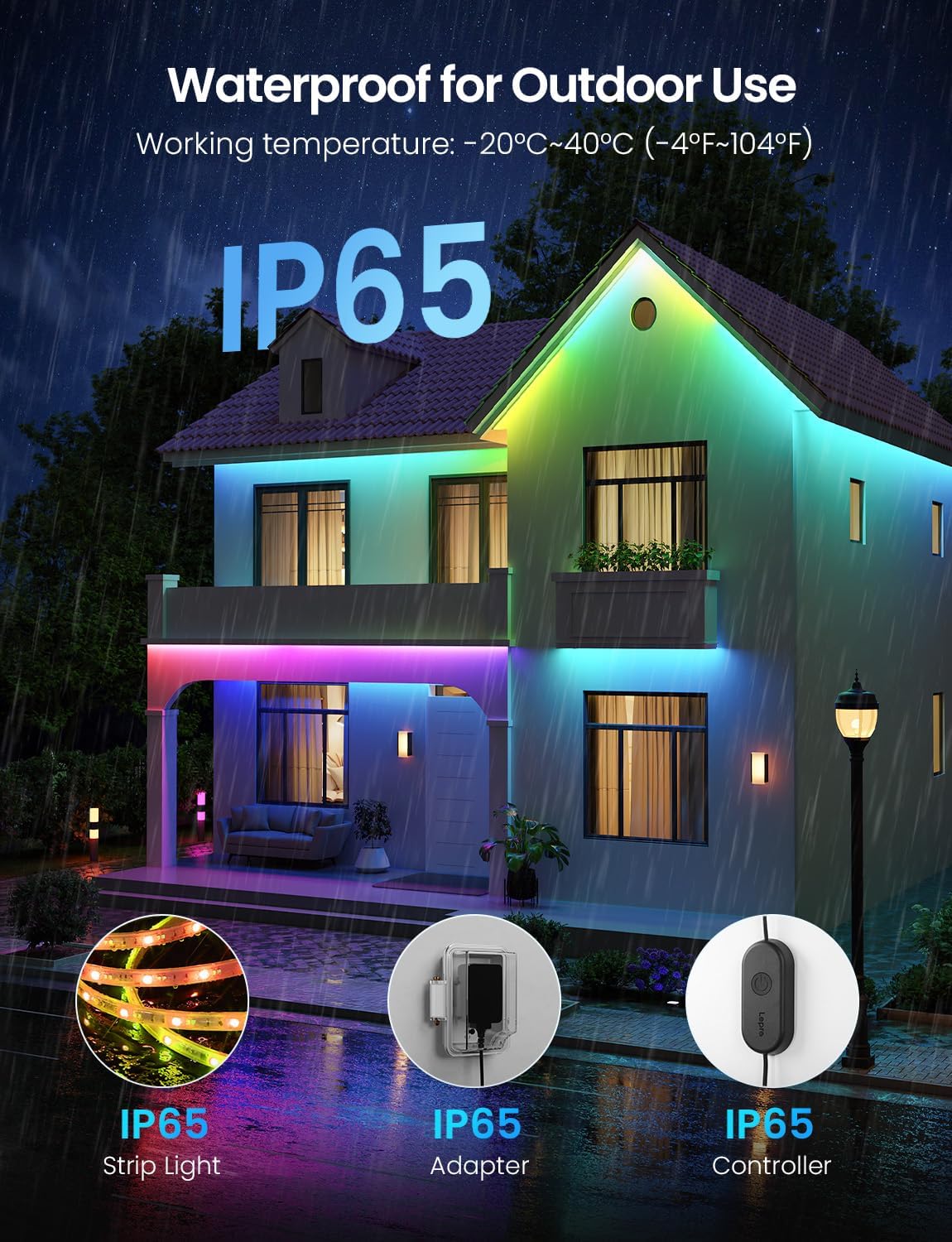 Lepro SW1 AI Smart Outdoor LED Strip Lights