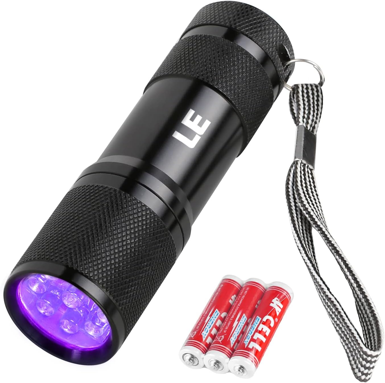 uv black light flashlight 100 LED Ultra-Bright Blacklight rechargeable battery Scorpion 302481 UV Blacklight Flashlight,