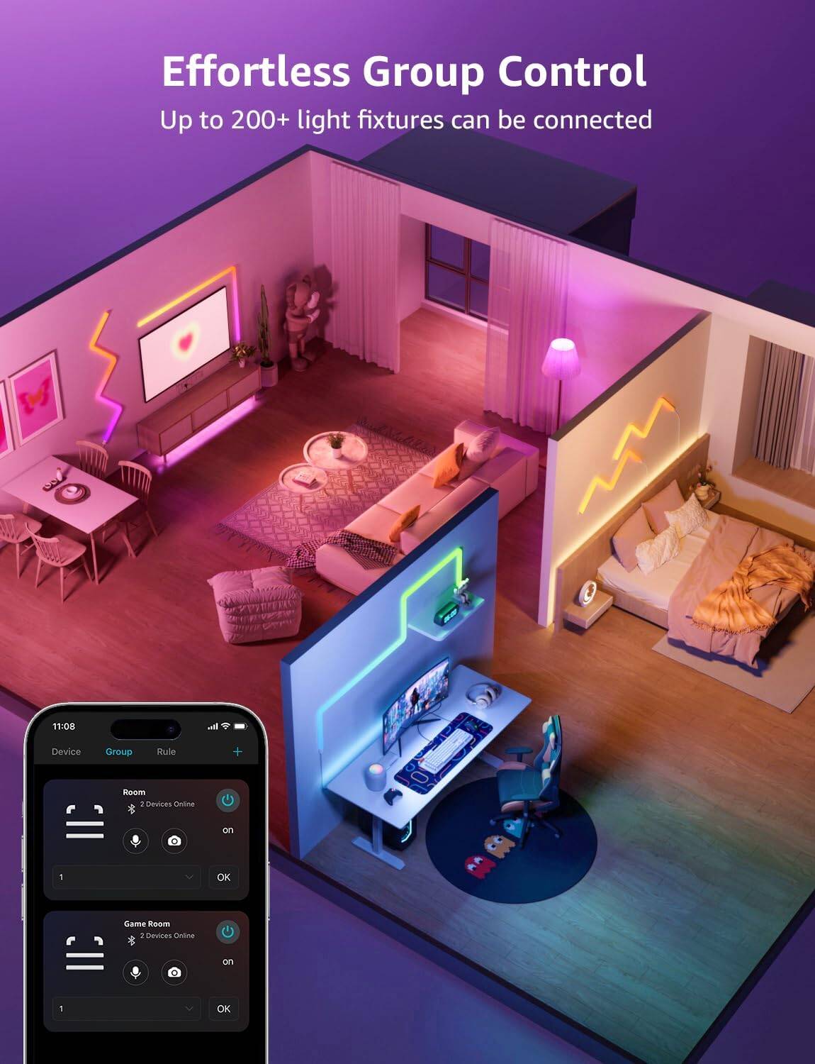 Lepro WL1 AI Smart RGB Wall Lights