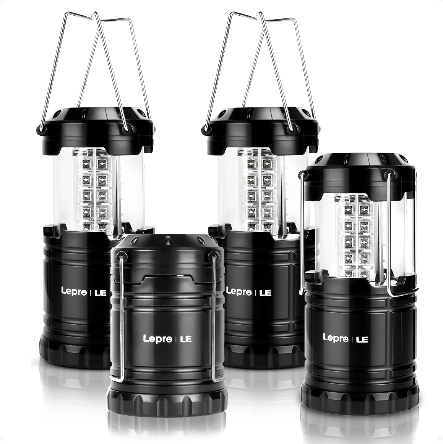 Lepro LED Camping Lantern (190 lm, AA Battery Powered, Waterproof)