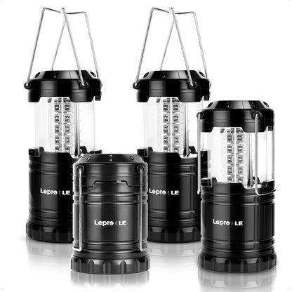 Lepro LED Camping Lantern (190 lm, AA Battery Powered, Waterproof)