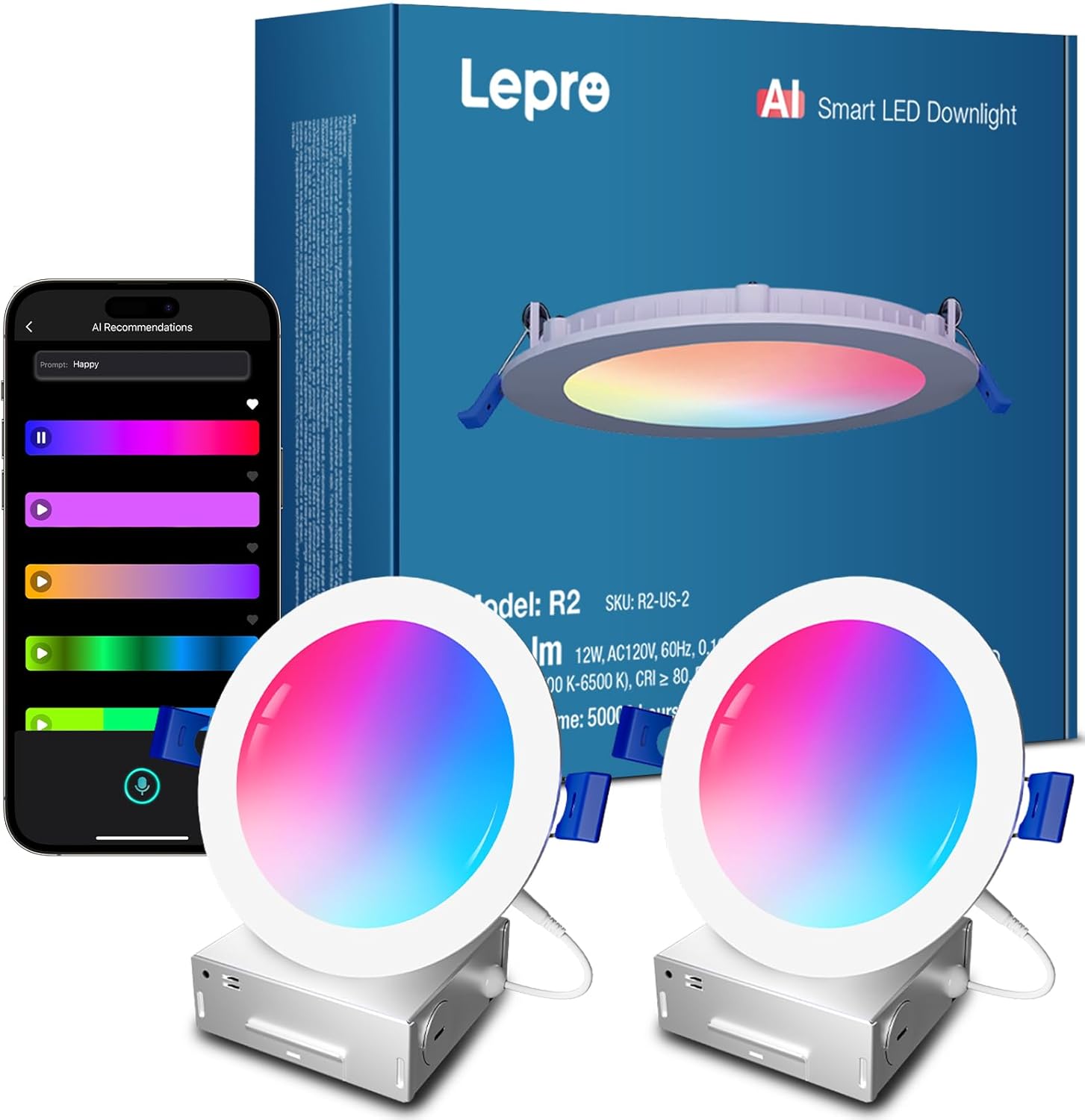 R2 AI LED Recessed Light