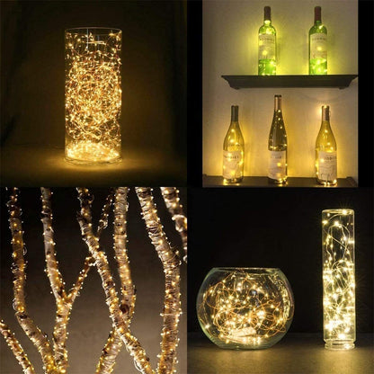 LE Decorative Copper Wire Lights (66ft, 200 LEDs)