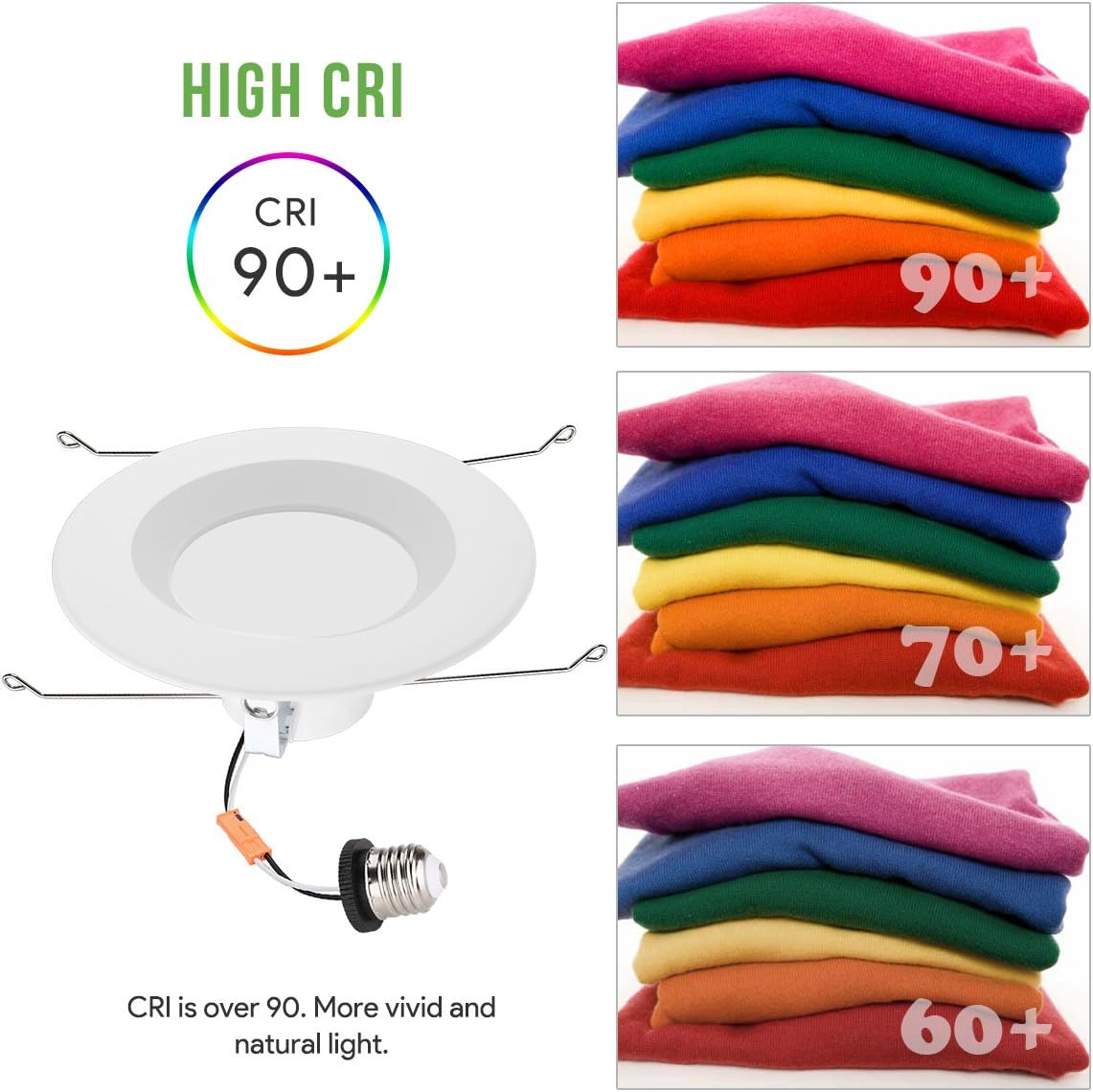 Lepro 8 Pack 6 Inch LED Downlight