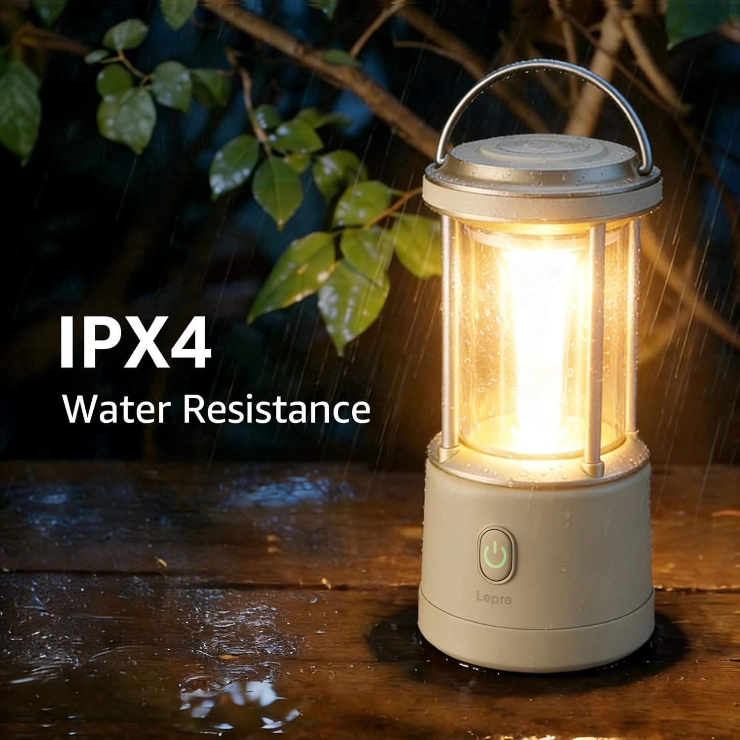 Lepro 1100LM Battery Powered LED Camping Lantern, Waterproof Tent