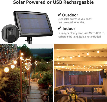 Lepro Solar Outdoor String Lights