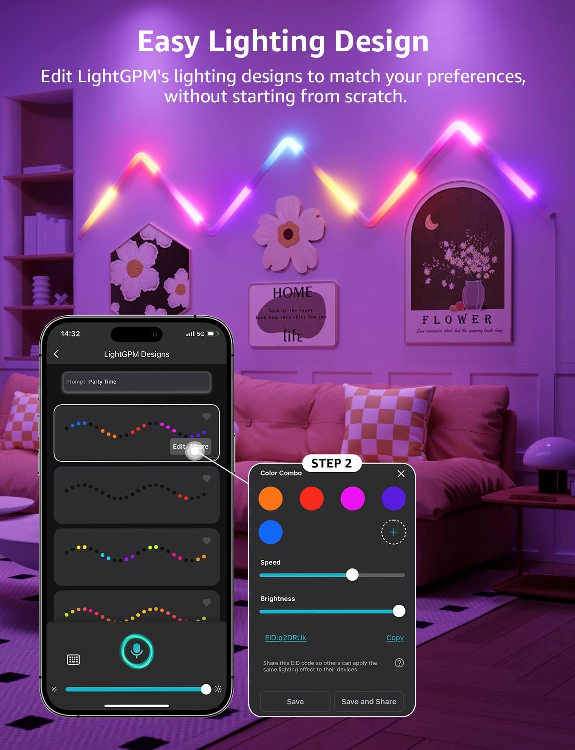 Lepro WL1 AI Smart RGB Wall Lights