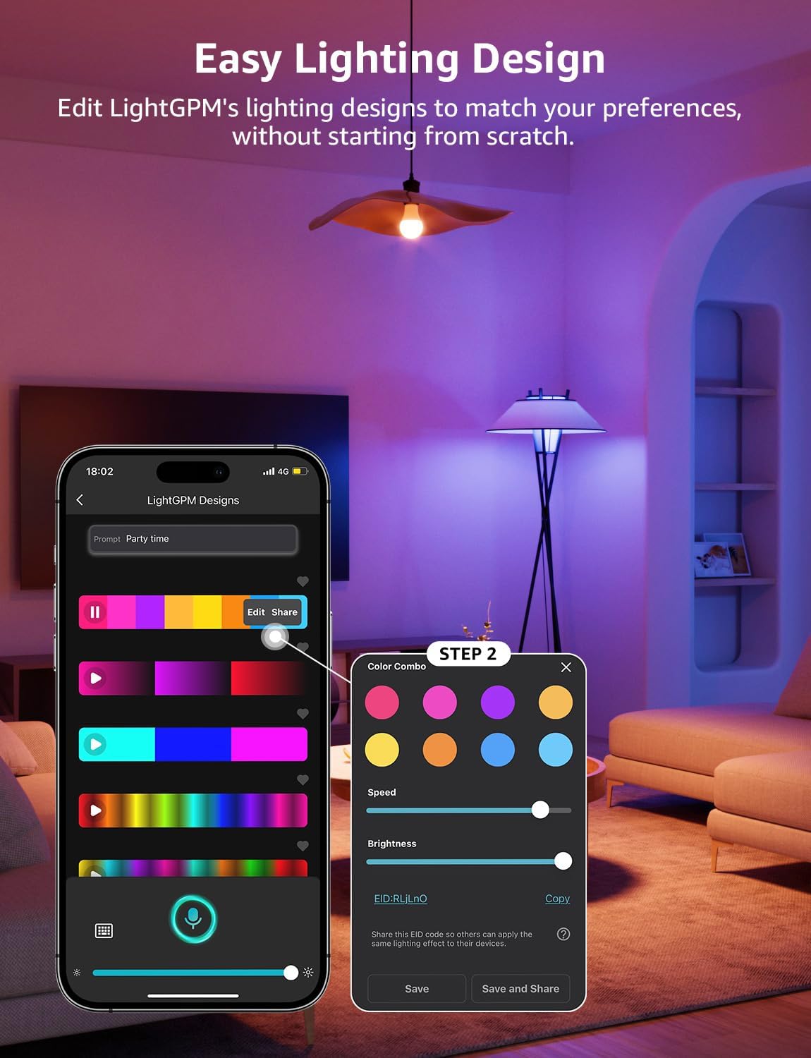 Lepro B2 AI Smart Light Bulbs
