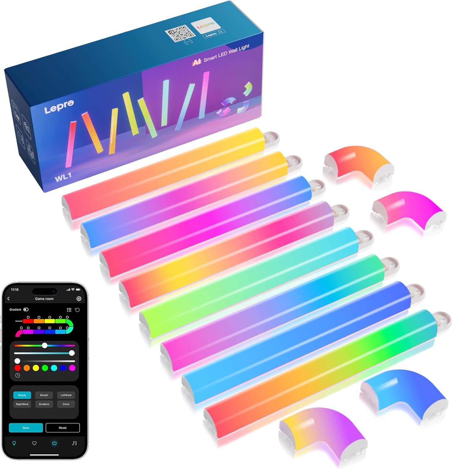 WL1 AI Smart RGB Wall Lights