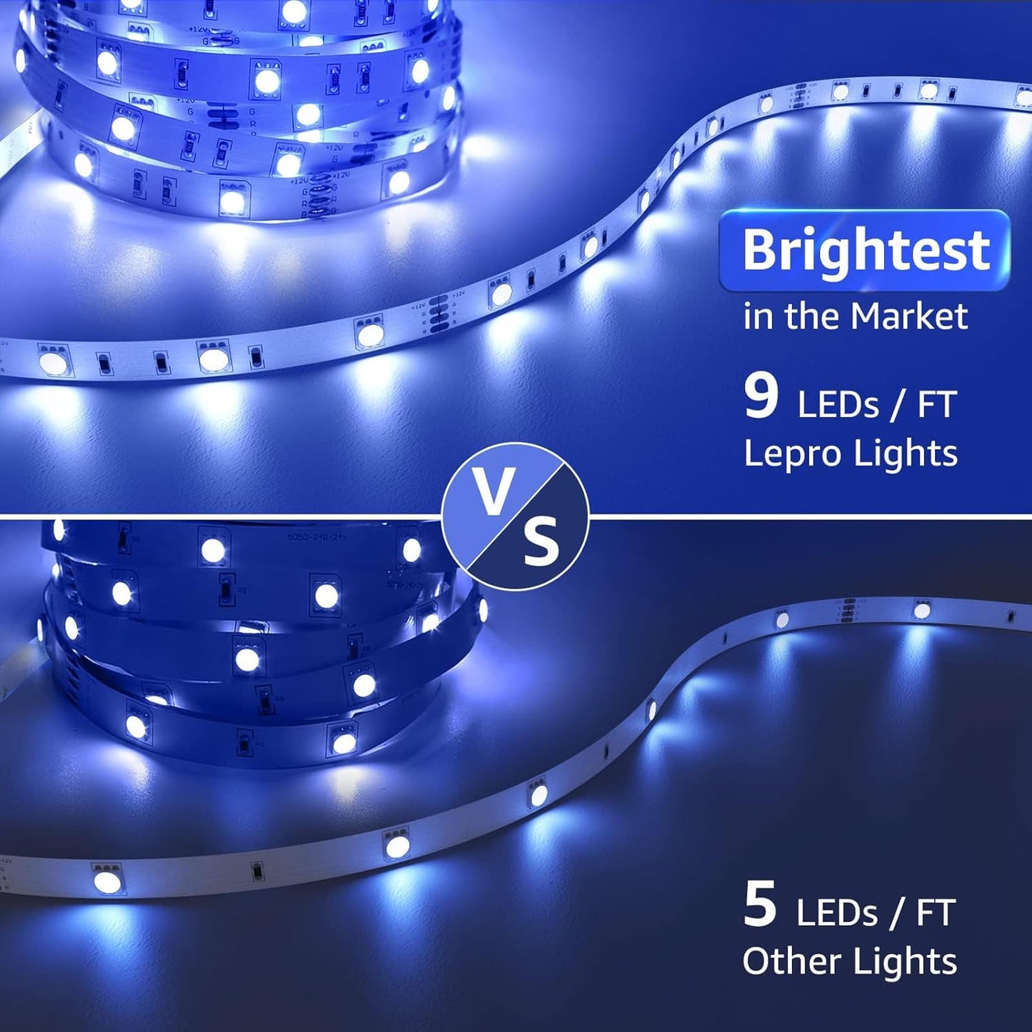 Lepro Flexible RGB LED Strip Lights (32.8ft)