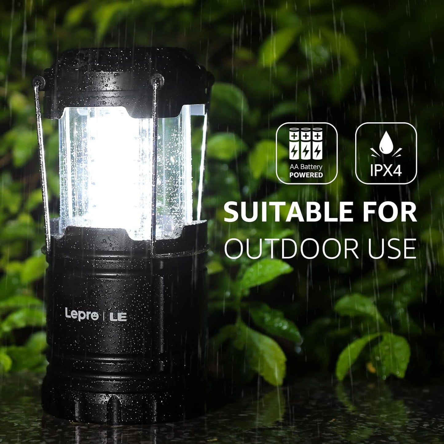 Lepro LED Camping Lantern 2-Pack