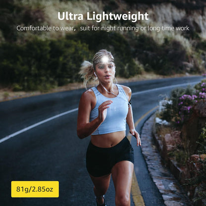 Lepro LED Headlamp Rechargeable 2-Pack