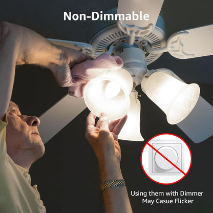Lepro B11 LED Candelabra Bulbs, E12 Base, 5.5W (40W Equivalent), 500 Lumens, 5000K Daylight, Non-Dimmable