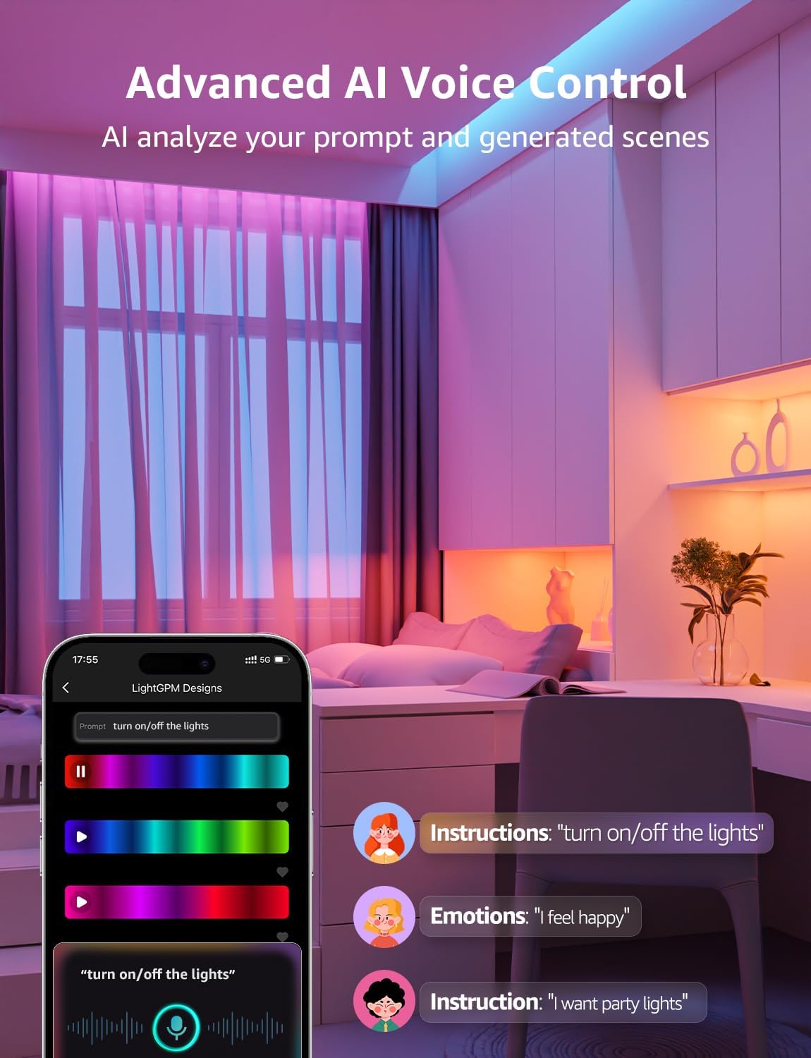 Lepro SE1 AI Smart LED Strip Lights
