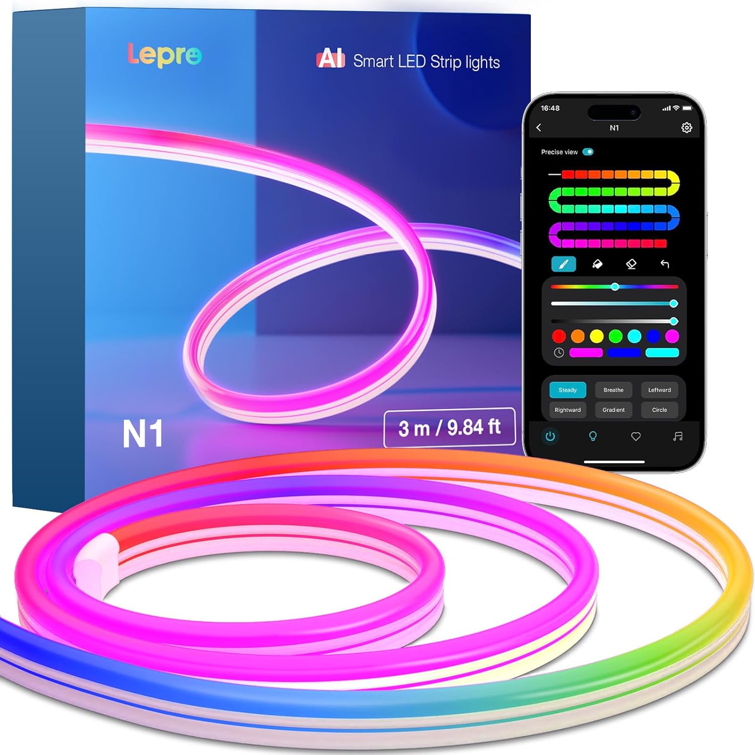 N1 AI Smart RGB Rope Lights