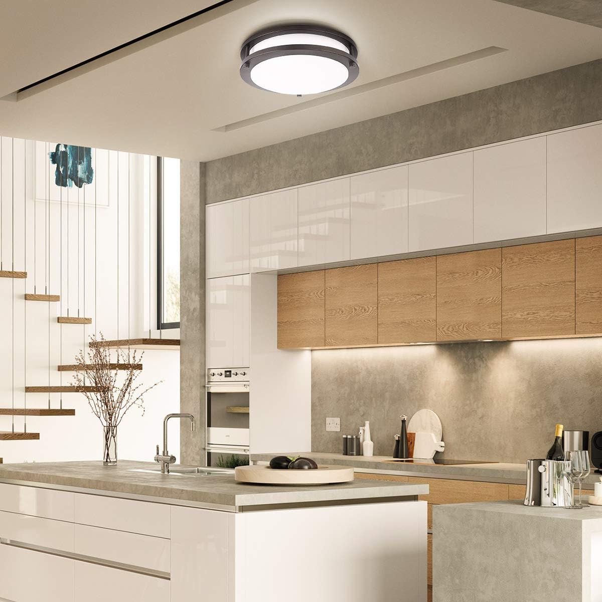 LE LED Flush Mount Ceiling Light