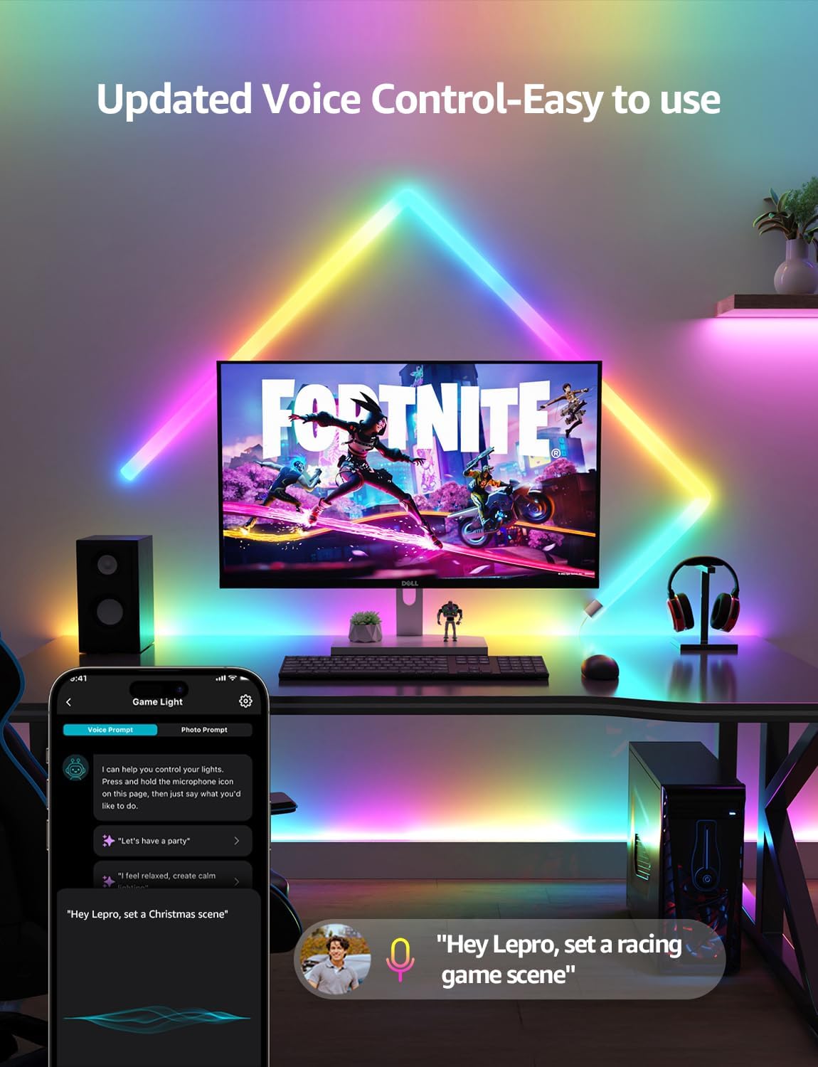 Lepro WL1 AI Smart RGB Wall Lights | Dynamic Wall Glow with AI