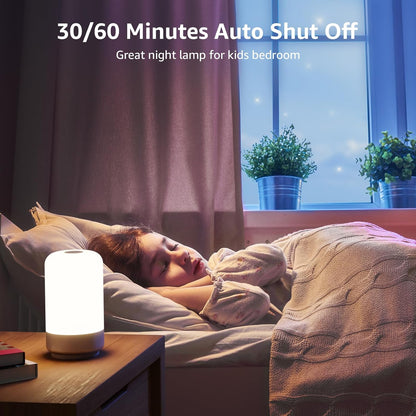 Lepro RGB Dimmable Table Lamp with Metallic Base