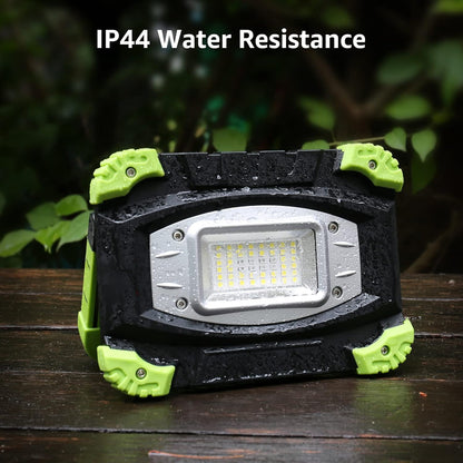 Lepro Portable LED Work Light, 20W, Rechargeable Outdoor Flood Light, Power Bank for Hiking, Working, Car Repairing, Workshop and More