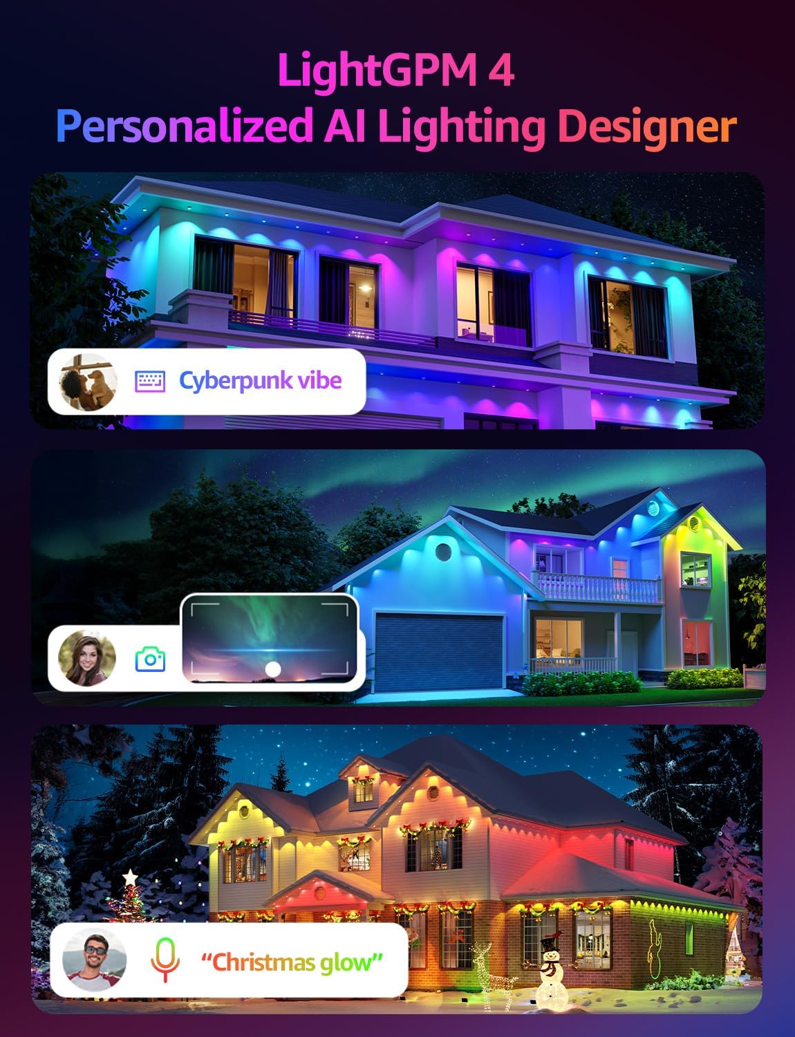 Lepro EE1 AI-Powered Permanent Outdoor Lights