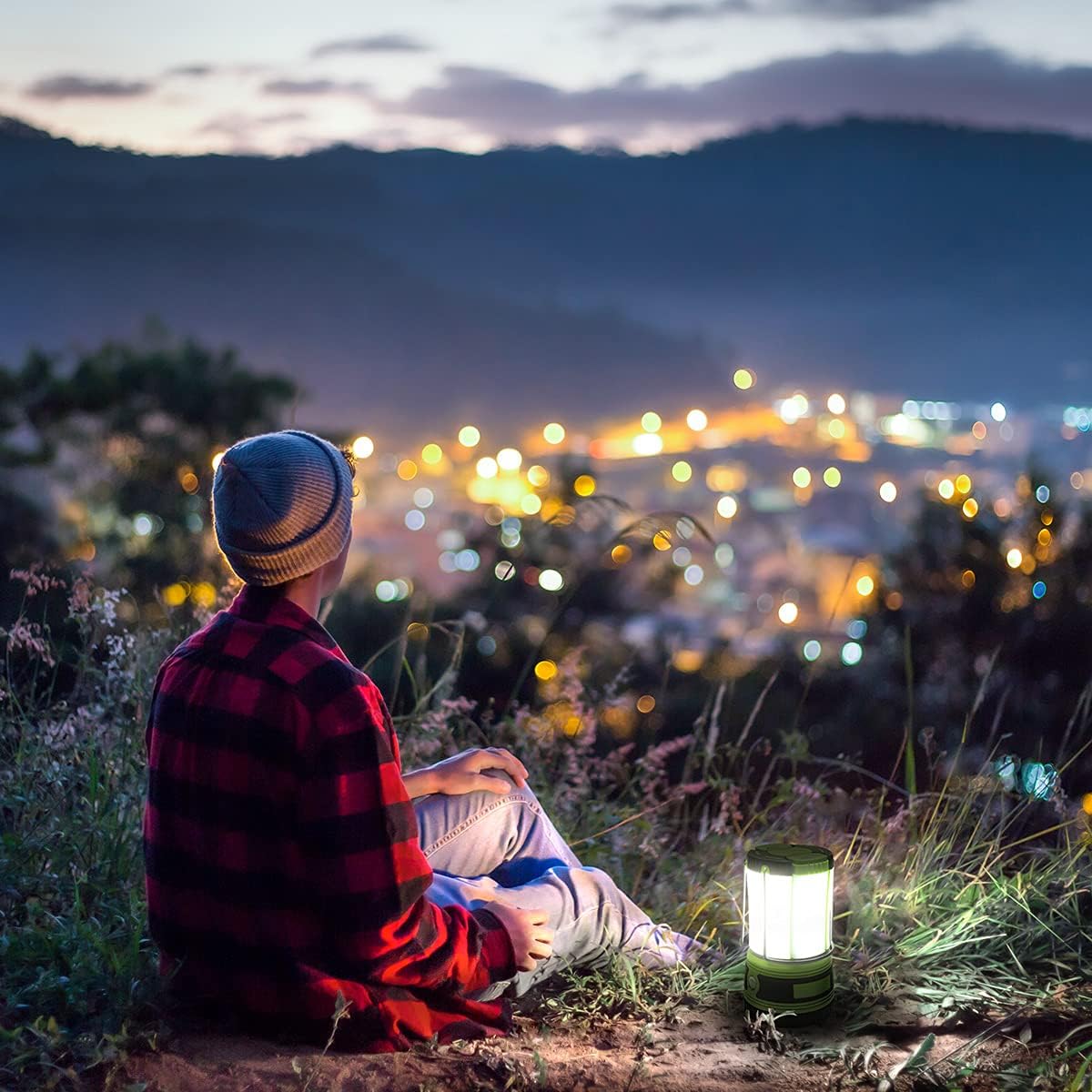 Lepro LED Camping Lantern Rechargeable or Battery Powered