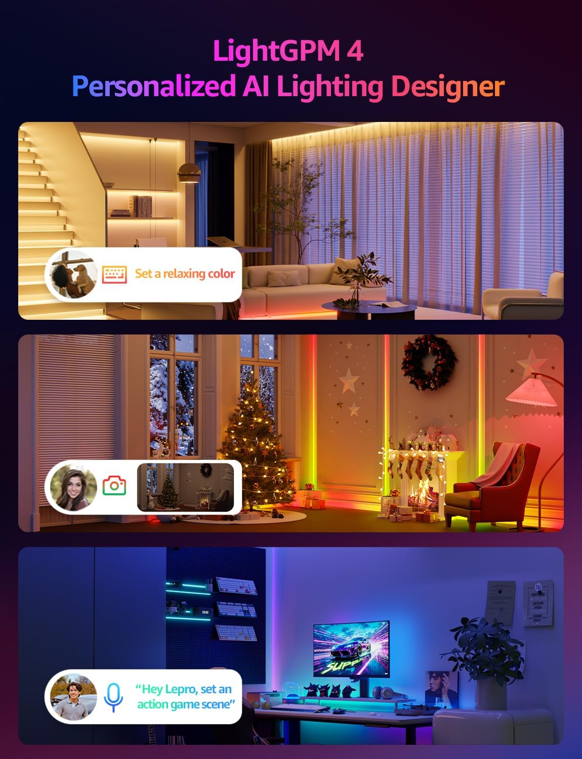 Lepro S1 Smart LED Strip Lights with AI Features