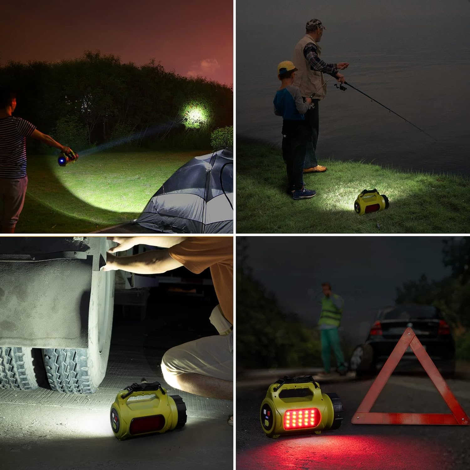 VEVOR Linterna Camping LED Recargable, 1000 LM, Lampara Portátil VEVOR Linterna Camping LED Recargable, 1000 LM, Lampara Portátil