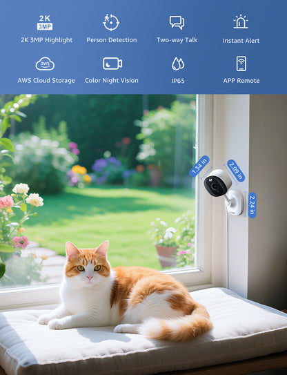 LightVioce 2K Dual-Use Security Camera