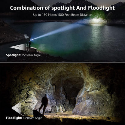 Lepro Rechargeable LED Headlamp (2-Pack)