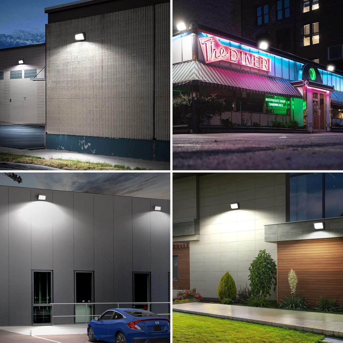 Lepro LED Wall Pack Light with Photocell