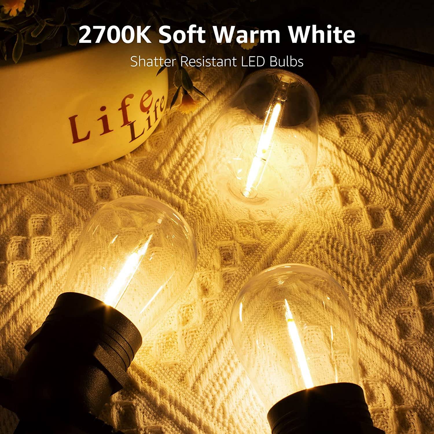 Lepro S14 Outdoor String Lights (50ft)