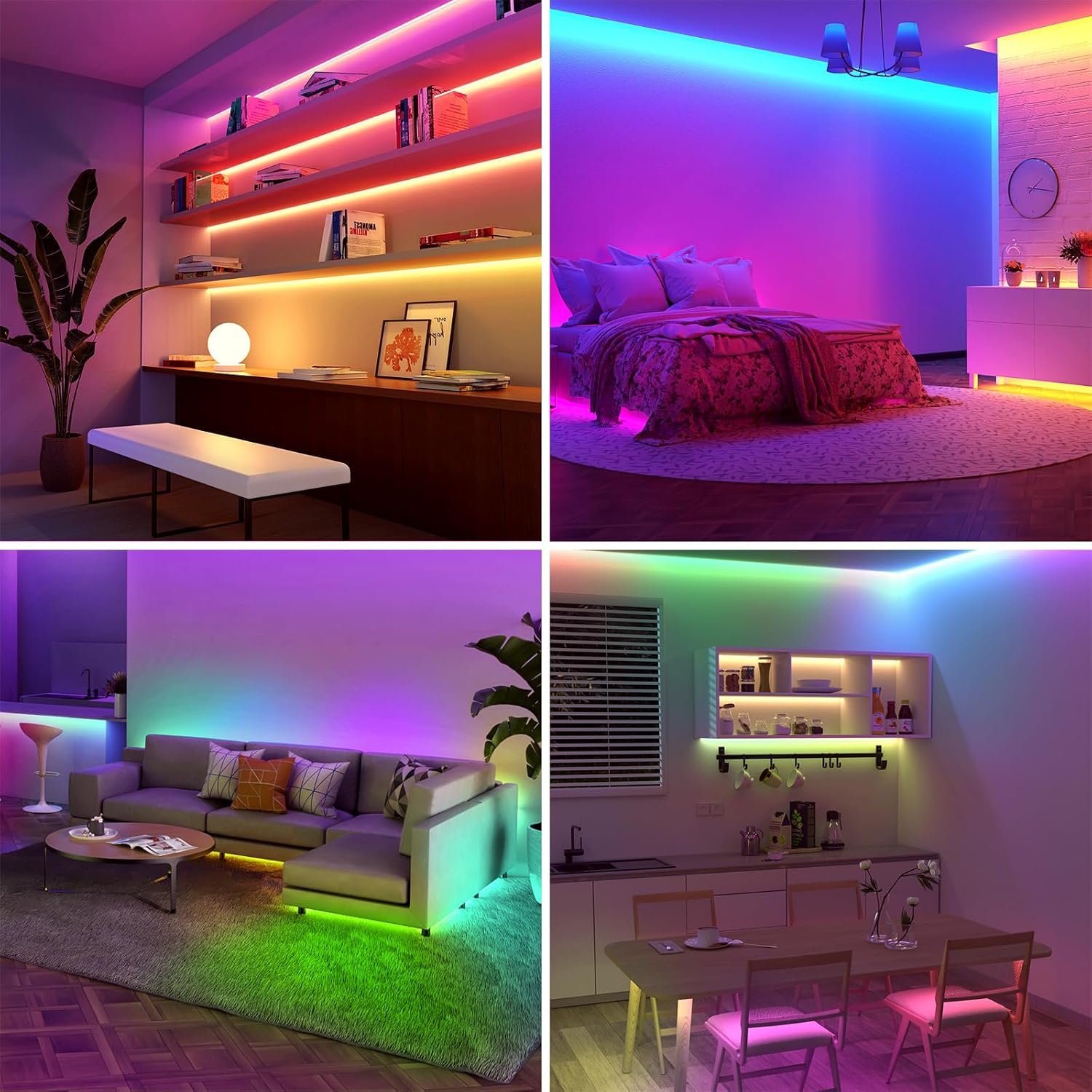 Lepro Magic Color LED Strip Lights 65.6ft