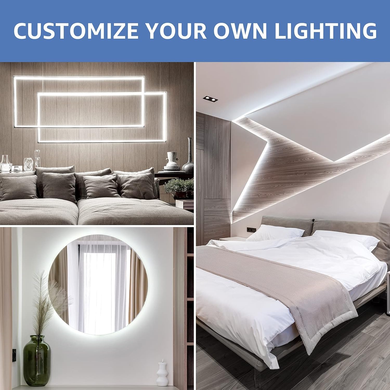 Lepro LED Strip Light (Dimmable, Daylight White)