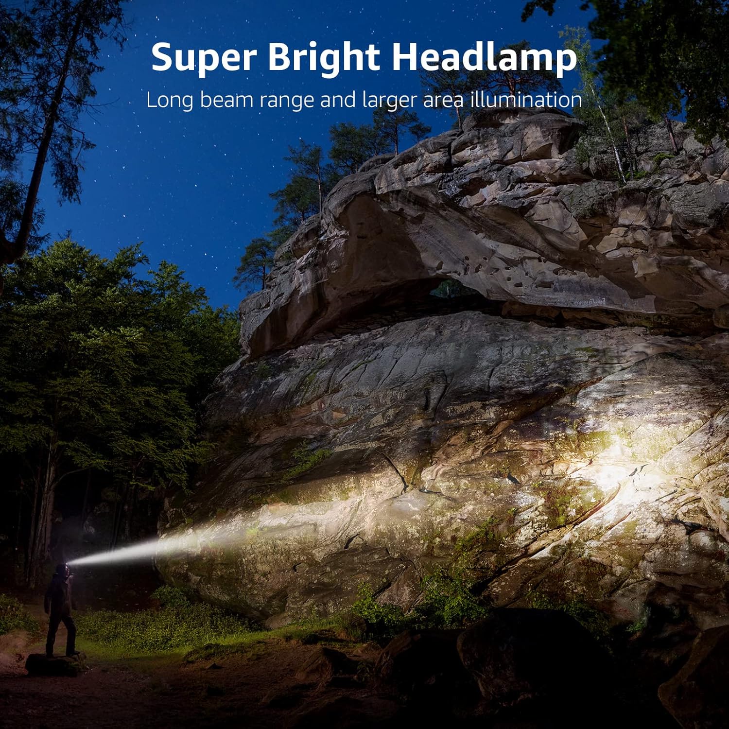Lepro LED Headlamp Rechargeable 2-Pack