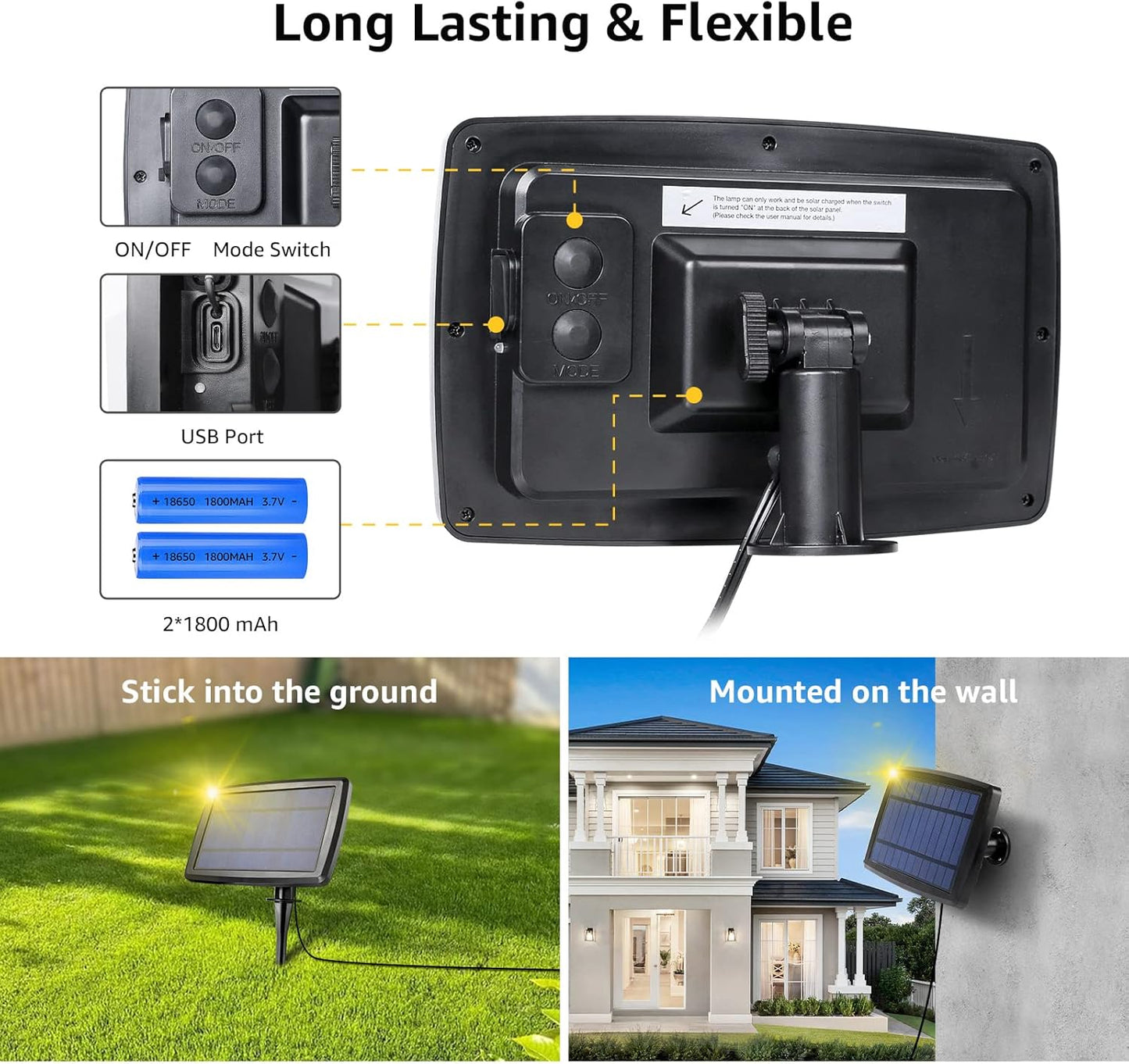 Lepro Solar Outdoor String Lights