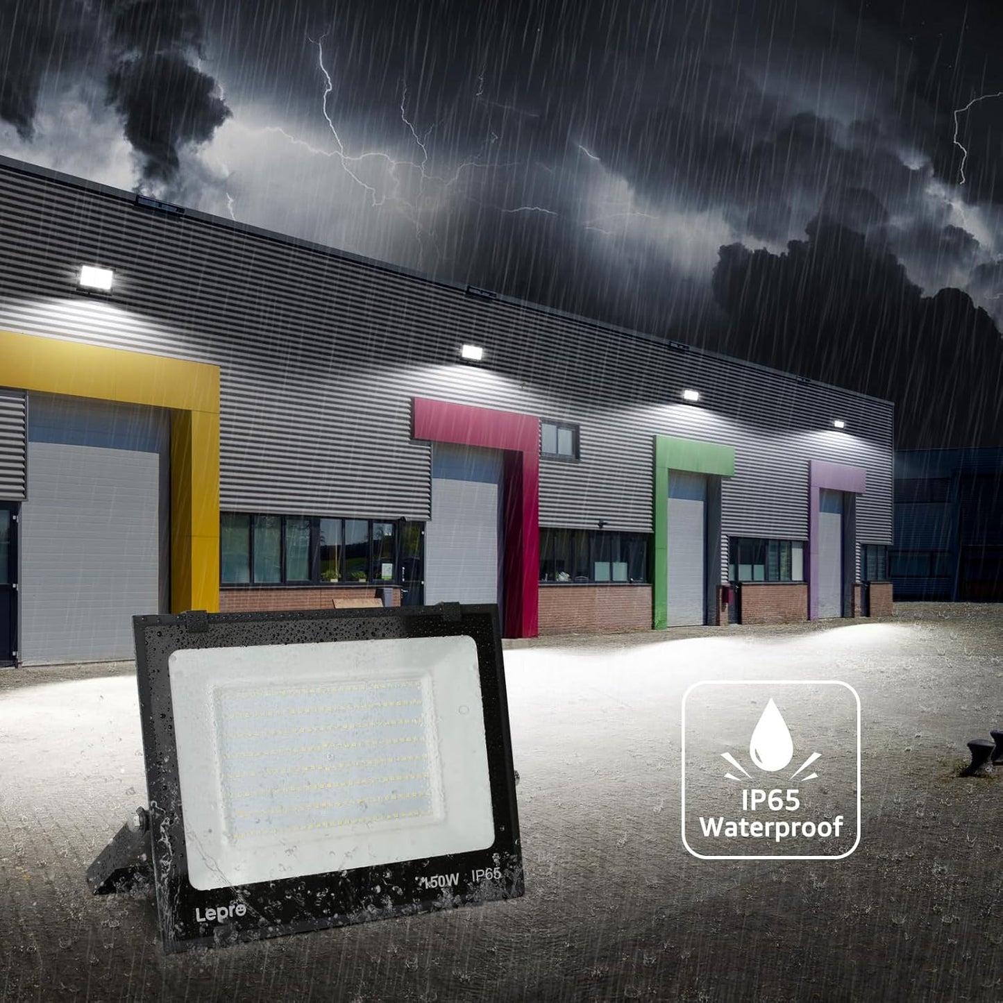 Lepro 150W 15000LM Outdoor LED Floodlight