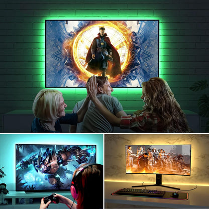 Lepro Smart Wifi RGB TV LED Strip Lights-6.5ft