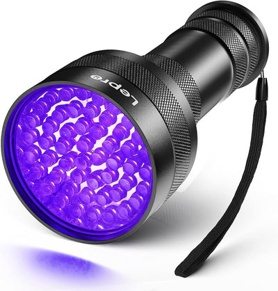 Lepro 51-LED UV Flashlight (395nm) – Pet Stain & Bed Bug Detector