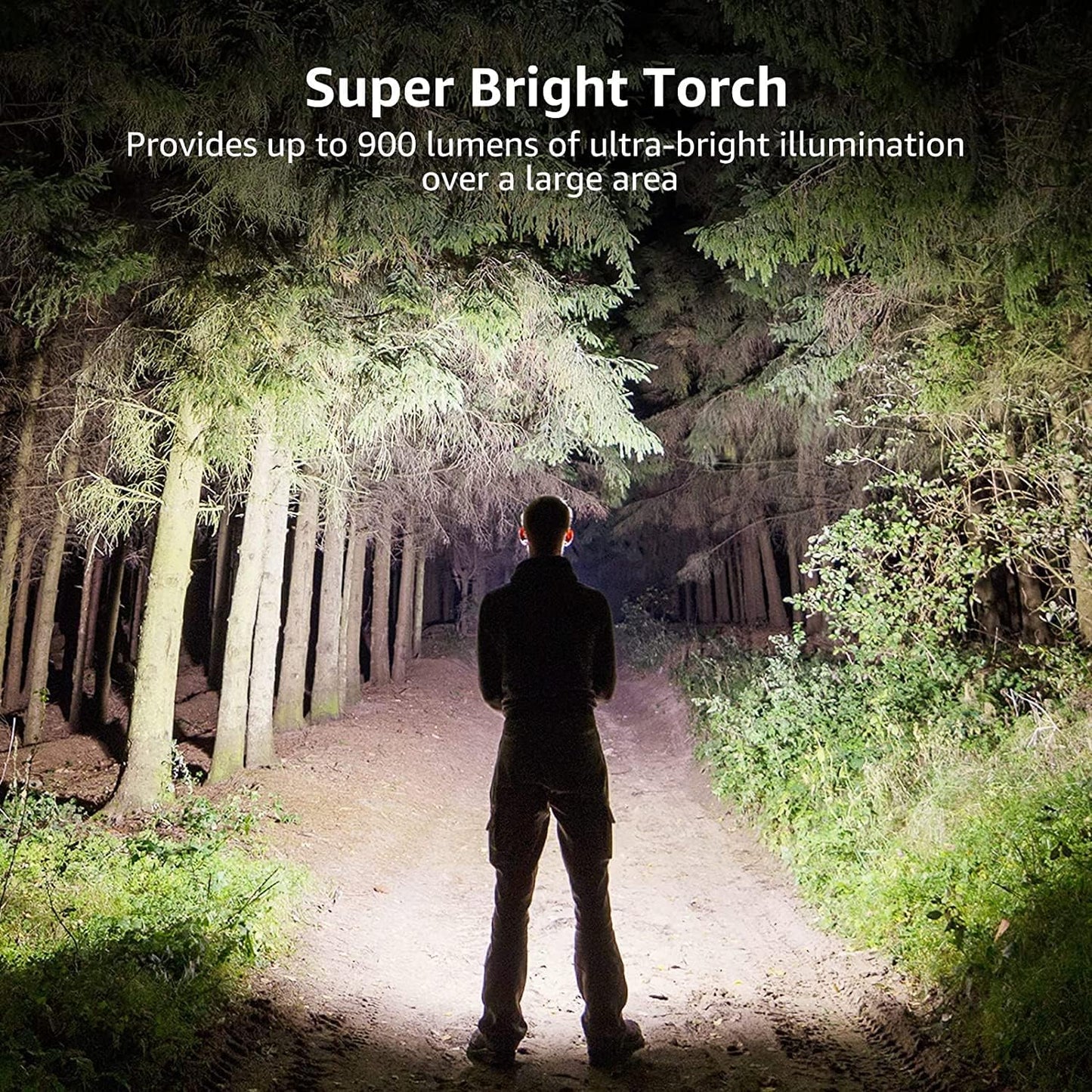 Lepro LED Tactical Flashlight (AA Battery)