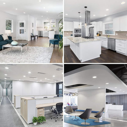 Lepro 6 Pack LED Recessed Lighting Daylight White