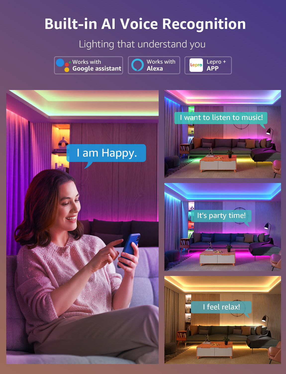 Lepro S1 Smart LED Strip Lights with AI Features