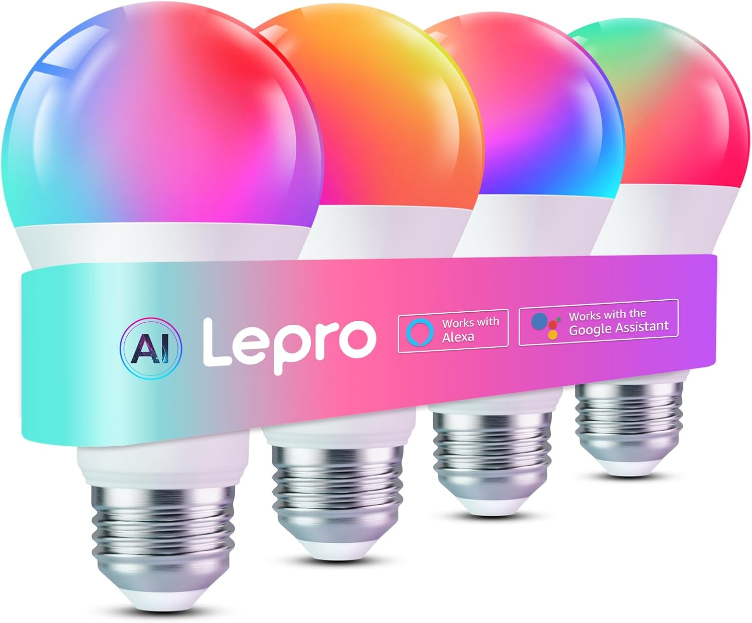 Lepro B2 AI Smart Light Bulbs