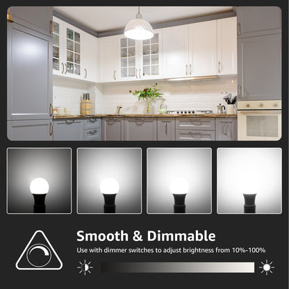 Lepro A19 Dimmable LED Light Bulbs, E26 Base, 14W (100W Equivalent), 1500 Lumens, 5000K Daylight, UL Listed