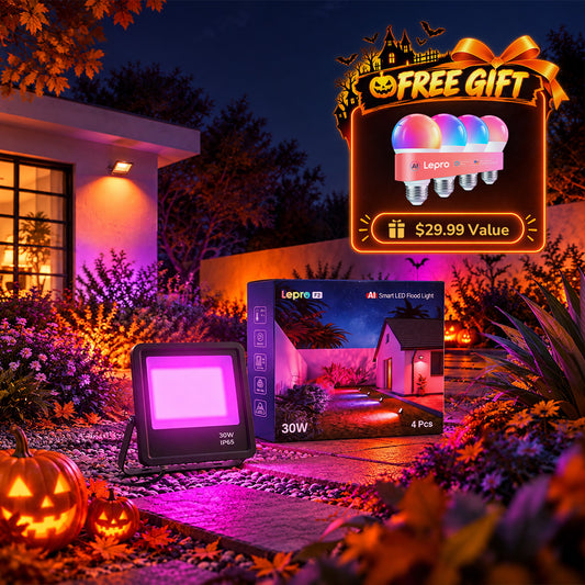 Lepro F2 AI Flood Lights Outdoor + Free Gift