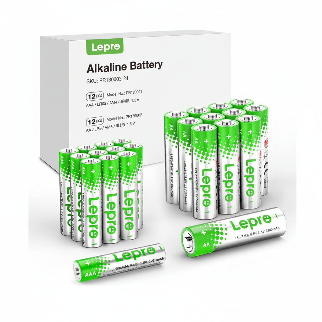 AA AAA Batteries Combo Pack 1.5V Long Lasting Alkaline Battery Variety Pack )